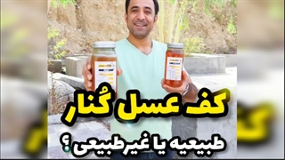 علت کف کردن عسل کنار خالص چیست؟!؟   آیا این کف خواص درمانی دارد؟!؟