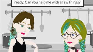 مکالمه ساده با کارتون