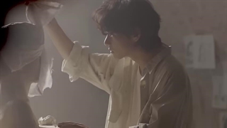 پشت صحنه ی فیلم برداری موزیک ویدیوwinter ahead تهیونگ