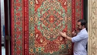 جدیدترین مدل فرش پذیرایی 1200 شانه طرح قجری در فروشگاه اینترنتی صفافرش