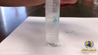 واکنش سود مایع و سولفات مس