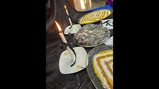 خواندن زیارتنامه حضرت زهرا و پذیرایی در مجتمع آموزشی ایرانیان کراچی