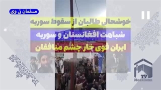 خوشحالی افغانستان طالبانی از سقوط سوریه(مسلمان تی وی)
