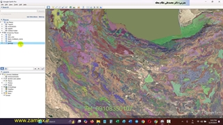 دیدن زمین شناسی در گوگل ارث
