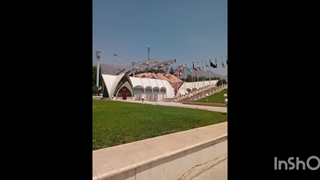 سقف دوخیمه ای کافه رستوران،سقف خیمه ای روفگاردن رستوران