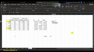 اجرای فرمول ریاضی در اکسل excel