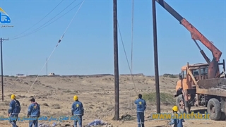 اجرای مانور جهادی اصلاح و تعویض شبکه برق در زرآباد