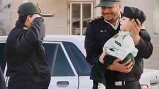 اجابت آرزوی کودک معلول علیرضا دلیجه توسط پلیس گمیشان