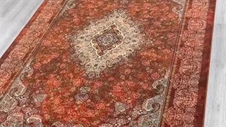 فرش ماشینی طرح دستباف سالاری مسی، نقشی به زیبایی آثار پیکاسو!