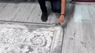 از بین بردن تاخوردگی فرش با یخ در کمتر از یک دقیقه!