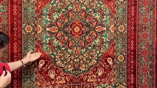 معرفی بهترین فرش‌های رنگ قرمز ابریشم ماشینی در فروشگاه اینترنتی صفافرش