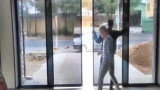 درب اتوماتیک شیشه ای در اصفهان ، درب سکوریت برقی خروج اضطراری