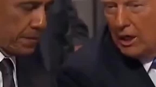 لب‌خوانی ساختگی ترامپ و اوباما در مراسم خاکسپاری جیمی کارتر