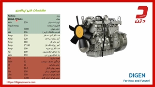 نکات مهم در خرید دیزل ژنراتور  220 کاوا پرکینز - دژن ژنراتور