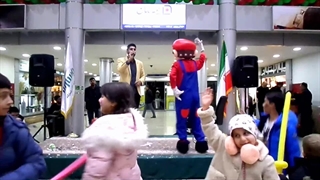 ورود ناگهانی سوپرماریو به جشن پاساژ