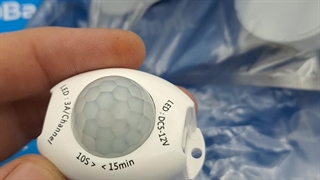 سنسور pir تایمر دار ورودی ولتاژ dc حداکثر جریان 3 آمپر