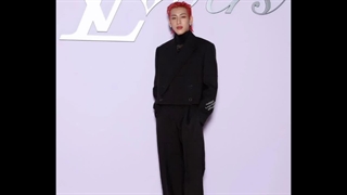 بم بم و جکسون عضو گاتسون در فشن شو برند Louis Vuitton در هفته مد پاریس