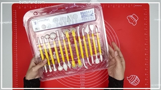 آموزش کار کردن با ابزار های فوندانت خمیر