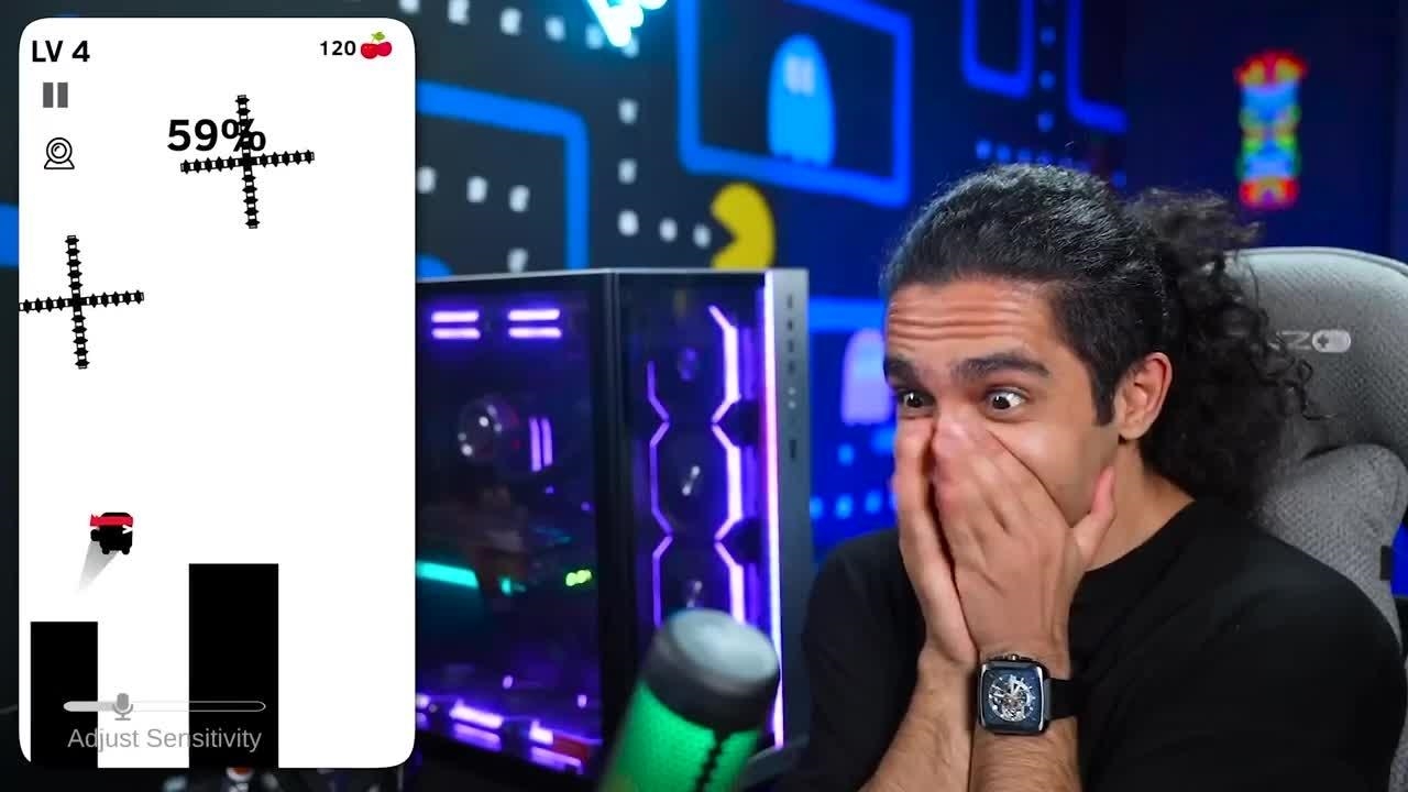 با این بازی گلوم جر خورد! باید داد بزنی تا بره جلو!!؟ (نوب سگ) - نماشا