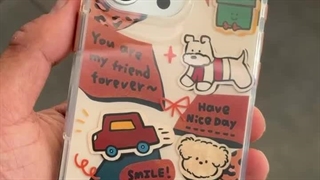 قاب موبایل سگ پاپی داون تاون + بندست