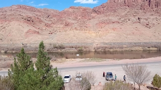 رود ارس در کنار کلیسای چوپان جلفا