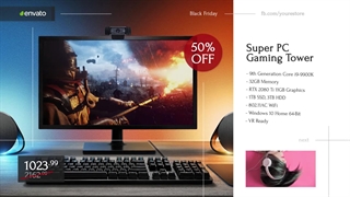 دانلود پروژه آماده پریمیر تبلیغ تخفیف ویژه بلک فرایدی Black Friday Promo