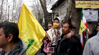 حضور مهاجرین افغانستانی شهرستان دماوند  در راهپیمایی روز قدس