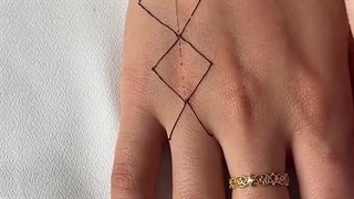 طرح زیبای حنا