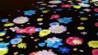 گلریزانی از نور در پیاده رو با دستگاه لوگو پروژکتور
