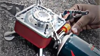 اجاق گاز مسافرتی و کوهنوردی به همراه کپسول گاز