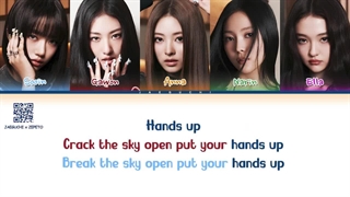MEOVV-Hands Up (Lyrics color coded)