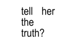 Let her think