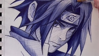نقاشی Uchiha Sasuke
