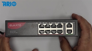 سوییچ شبکه 8پورت الکاتو مدل ELKATO LITE EL-1SBL082BP-120W