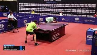 بنیامین فرجی - CHOI Jiwook | مسابقه نیمه نهایی پینگ پنگ تایلند 2025