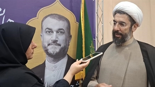 گفتگو با دکتر مصطفی رستمی در نشست خبری همایش بین‌المللی دیپلماسی مقاومت و تجلیل از شهدای خدمت