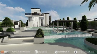 پروژه ی تهراندشت | طراحی ویلای لوکس و حرفه ای