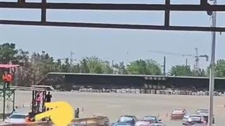 فیلم تصادف حمید درجاتی در پیست اتومبیلرانی