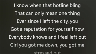 You used to call me on my cell phone| Hotline Bling-Drake