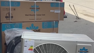 تست و ارسال دو عدد کولرگازی برند کینگ هوم