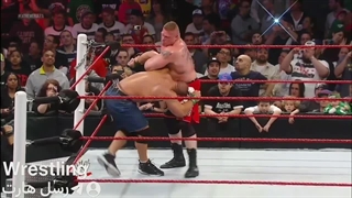 گزارش فارسی مسابقه جان سیناVSبراک لزنر اکستریم رولزمچ سال2012