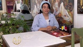 رضایت هنرجو از دوره رنگ روغن | آموزشگاه نقاشی ثمین فرهی مشهد