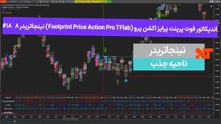 اندیکاتور فوت پرینت پرایس اکشن پرو (Footprint Price Action Pro TFlab) نینجاتریدر8 #18 ناحیه جذب - [تریدینگ فایندر]
