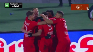 گل اول تراکتور به پرسپولیس (گل زیبای مهدی ترابی)