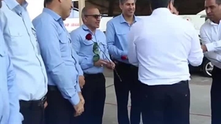 دیدار مدیرعامل پتروشیمی نوری با کارکنان تلاشگر واحد نقلیه و رانندگان به مناسبت روز حمل و نقل