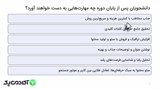 آموزش سئو محتوا [دوره سئو محتوا آکادمی یک با تدریس بهرنگ صادقی]