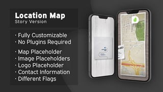 دانلود پروژه پریمیر پرو نمایش نقشه جهان Map Story