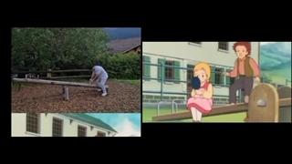 مکان های واقعی دهکده روسینیر سوئیس در کارتون بچه های کوه آلپ