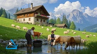 سوئیس | زندگی کشاورزان در روستاهای دورافتاده آلپ - مردم دورافتاده در کوه‌های سوئیس