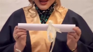 استایل فارغ‌التحصیلی بهاره رهنما در مقطع دکتری